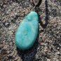 Stone Pendant with Leather Chain