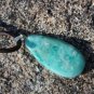 Stone Pendant with Leather Chain