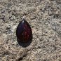 Red Teardrop Glass Pendant