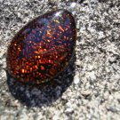 Red Teardrop Glass Pendant