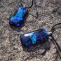 Dichroic Glass Blue Pendant