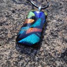 Multicoloured Dichroic Glass Pendant