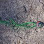 Green Glass Heart Necklace