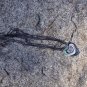 Black Glass Heart Necklace