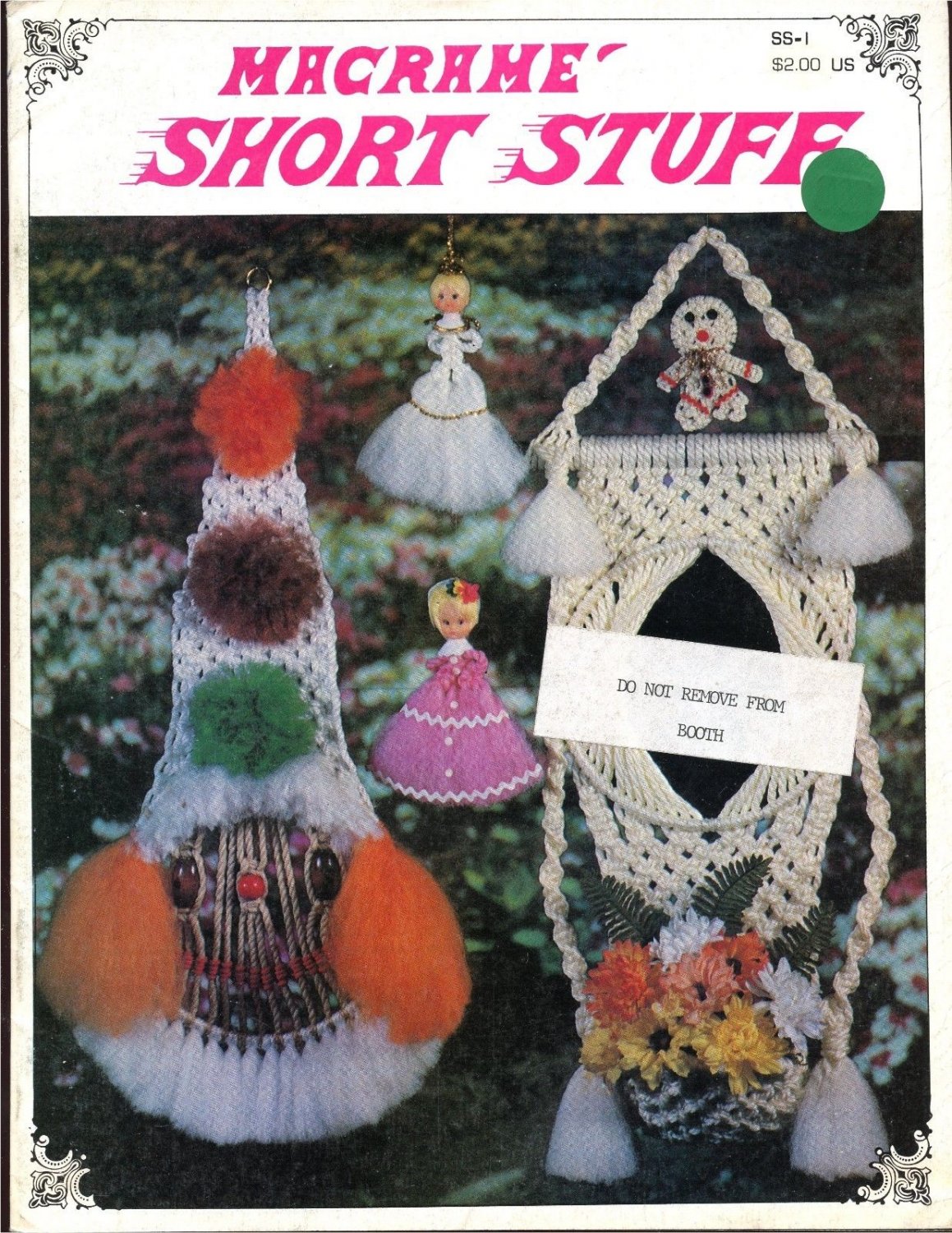 Macram&Atilde;&copy; Short Stuff ~ Instruction & Pattern Book~PLANT HANGERS & WALL HANGINGS