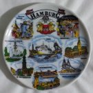 Hamburg Germany Hafen Humel St. Michel Small Souvenir Plate Plaquette 3 1/2"