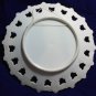 Vintage Oregon Caves Collectors Plate Pinwheel Cut Out Edges Blue Gold