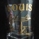 St. Louis Shot Glass Gold And Black Excellent Condition