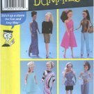 Simplicity 5257 11½” Fashion Doll Clothes Pattern Dummies