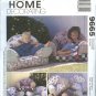 9665 McCalls HOME Kid Childs Fun Lounge Chairs Pillow Forms Sewing Pattern UNCUT