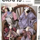 McCalls 4275 Country Cow Bull Stuffed Dolls With Clothes Crafts Sewing Pattern