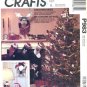 Christmas Pattern McCall's 638/P983/4457 Ornaments Stockings Skirt Decorations