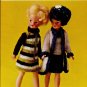 PATONS PATTERN 9525 9d 12" Dolls Two doll ensembles in Double knittings, Glenora