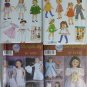 18" Doll Lot Collection Dolls 20 Patterns Shirely Temple Pansy Daisy Kingdom