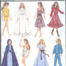 Cutout Simplicity 8333 Pattern 11.5" &12.5" Fashion Doll Clothes Sundress Romper