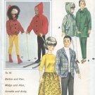BUTTERICK 3317 SEWING PATTERN UNCUT 11-1/2" Fashion Doll DOLL CLOTHES
