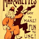 Marionettes Hardback Book 1957 Edith Ackley Easy to Make! Fun to Use! Dolls