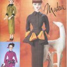VOGUE DOLL COLLECTION Sewing Pattern 7382 Madra Dolls Dresses Circa 1950