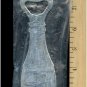Coca-Cola bottle curved stainless steel bottle opener/screwdriver