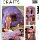 2225 McCall's Pattern Camping Equipment Fits 11.5" Fashion Dolls Doll