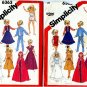 SIMPLICITY DOLL CLOTHES PATTERN 6363 FITS 11 1/2" BARBIE and DARCI Dolls