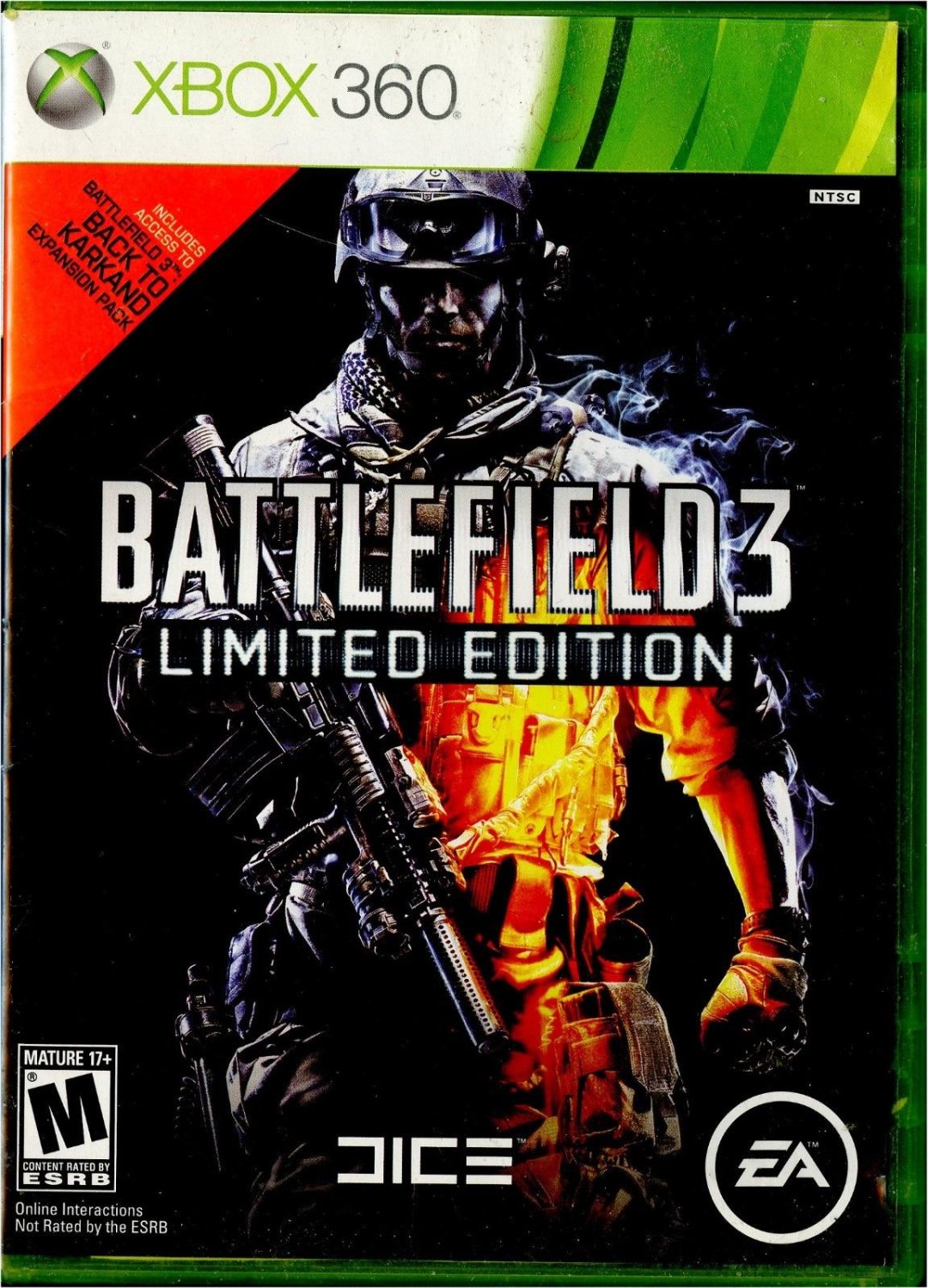 Battlefield 3 - Limited Edition - Xbox 360 Case Disc Only