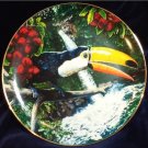 Toco Toucan Porcelain Plate Collectible Royal Cornwall Exotic Bird Tropique
