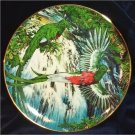 Quetzal Porcelain Plate Collectible Royal Cornwall Exotic Birds Tropique