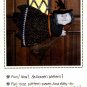 WHIMSY WITCH 1980 PATCH PRESS KATHIE DIXON UNCUT SEWING PATTERN HALLOWEEN