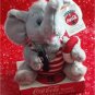 Coca-Cola 10" Elephant in Striped Swimsuit w/ Tags Plush Collection Play by Play