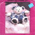 Raspberry Cordial Co. Ribbons 12" x 12" Bear Pattern Teddy Doll Dolls