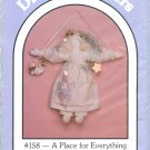 A Place for Everything 15" Fairy, Kitchen, Sewing Dolls Pattern DreamSpinners