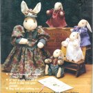 Gooseberry Hill English Governess 15" & Her Pupils 6" Bunny Rabbit Dolls Pattern