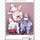 Jenny Wren Old Time Clowns 24" Doll & Clothes Sewing Pattern JW29