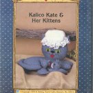 Kalico Kate & Her Kittens Coth Doll Sewing Pattern Country Ozark Crafts Uncut!