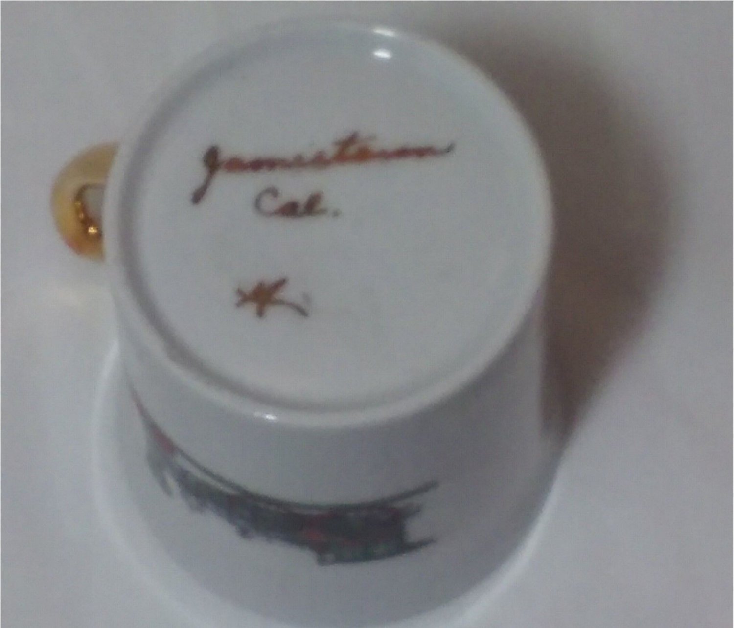 Jamestown CA Rail Town 1897 Commemrative Coffee Tea Cup Mug Train