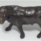 Miniature Metal Longhorn Cow