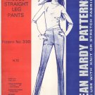 Vintage Jean Hardy Patterns Sewing Pattern Uncut 330 Misses' Straight Leg Pants