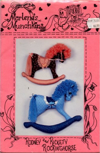 Marlene's Munchkins Rodney Rickety Rocking Horse Wall Hangings Pillow Pattern