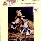 Barnyard Bellies Twice As Nice 6" Cow Pig Lamb Doll Sewing Pattern