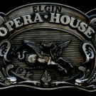 Vintage 1987 Elgin Opera House 78th Anniversary Commemorative Belt Buckle