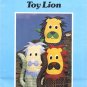 Toy Lion A Patchwork Pattern and Instructions by Yours Truly 20" Animal