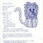 Toy Lion A Patchwork Pattern and Instructions by Yours Truly 20" Animal