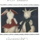 POT BELLYS Soft Sculpture Rabbit Doll & clothes Fabric Shoppe L.S.