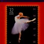 1998 USPS Hardback Yearbook Book Only No Stamps Ballet Tropical Birds Travel
