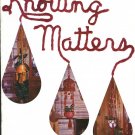 Knotting Matters Macrame Instruction Patterns Patio Door Curtain Plant Hangers