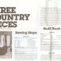 Three Country Pieces Wood Cradle Steps Quilt Rack Pattern Plan 512 Country Living