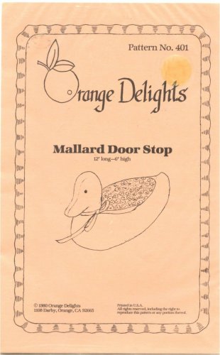 Mallard Duck Door Stop Pattern by Orange Delghts Doll