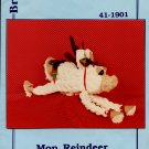 Mop Reindeer Doll Bright Ideas by Provo Craft Christmas Toy Pattern