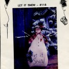 Let it Snow by Sweet Gatherings 9" Snowman Christmas Pattern